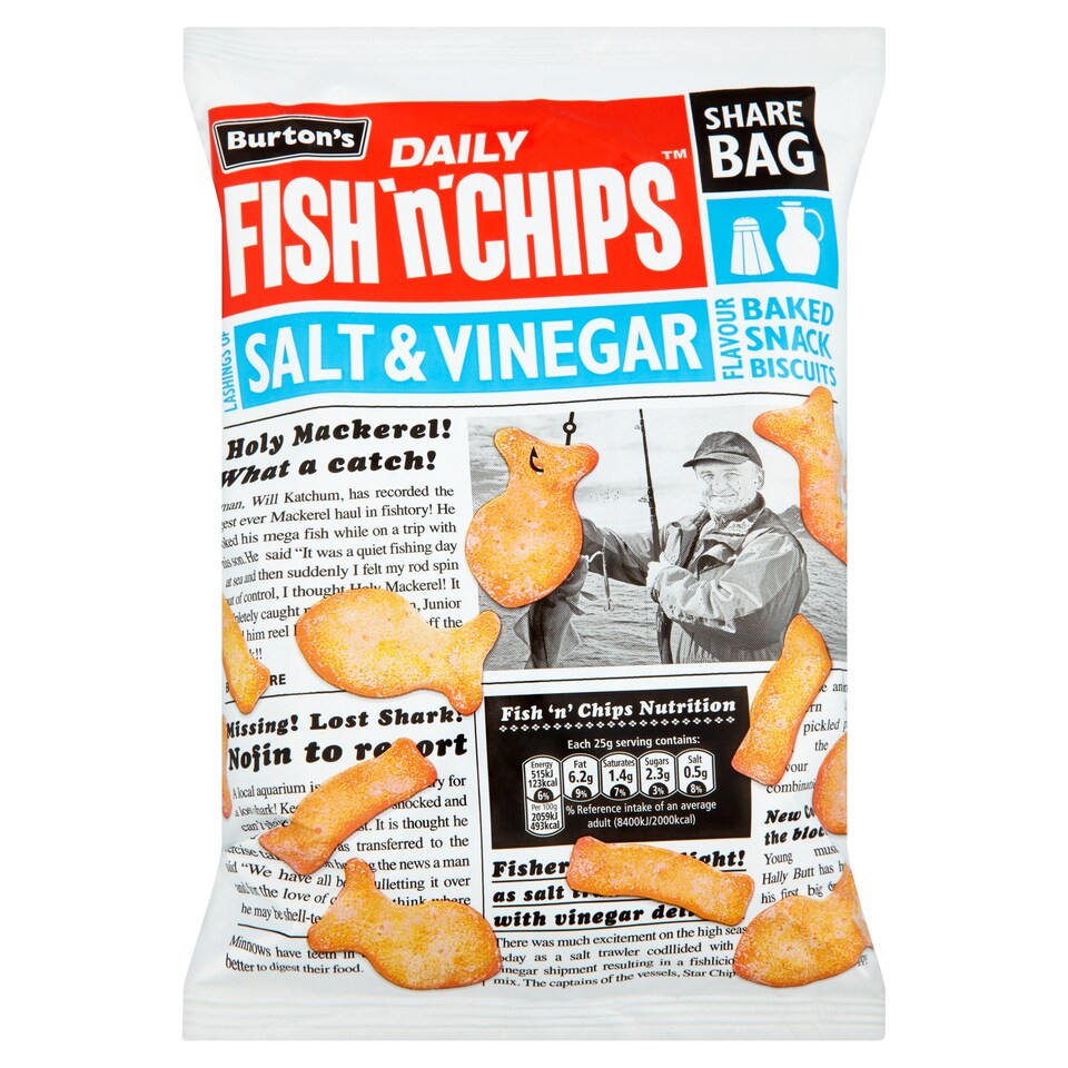 image 1 of Burtons Fish and Chips 125g