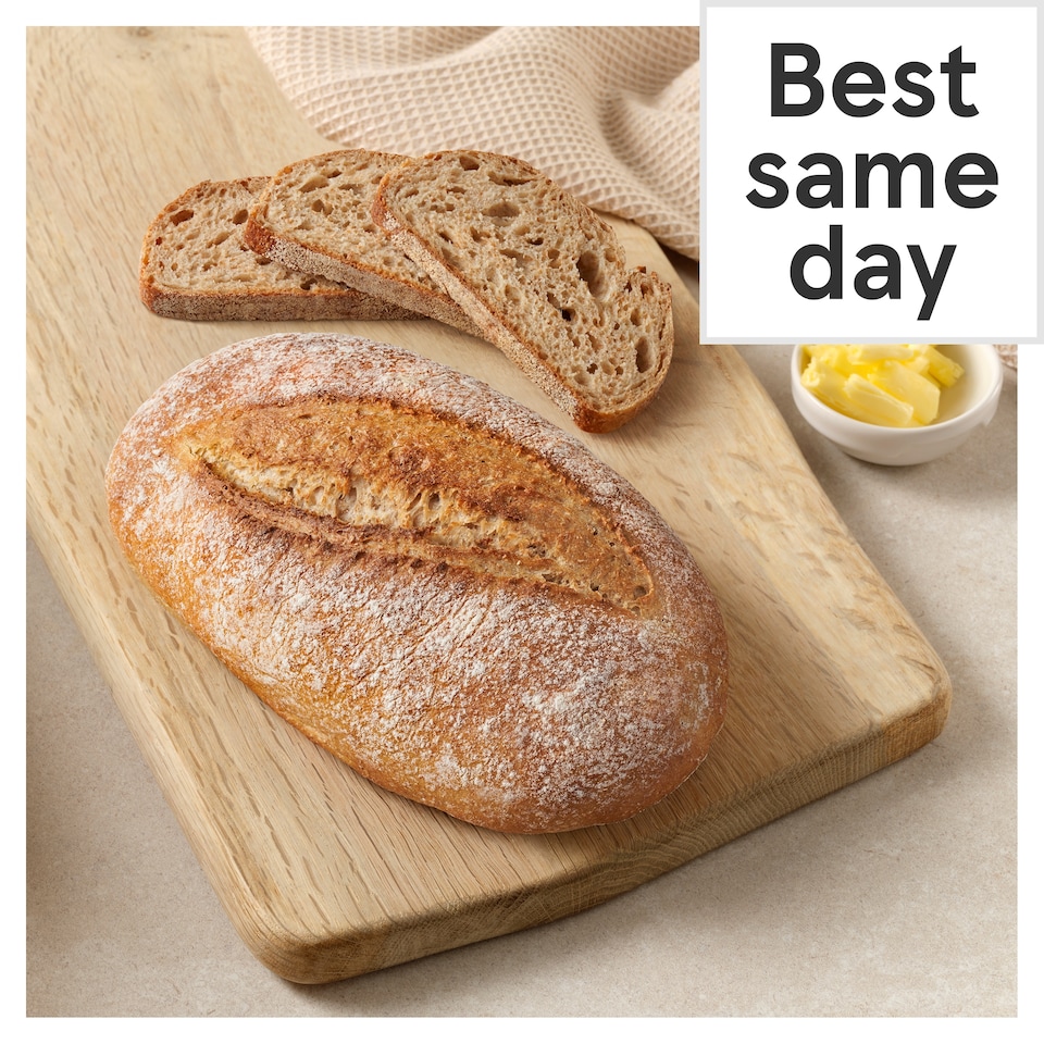 image 1 of Tesco Brown Sourdough 400G