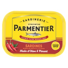 Parmentier Sardines Olive Oil & Chilli 135g