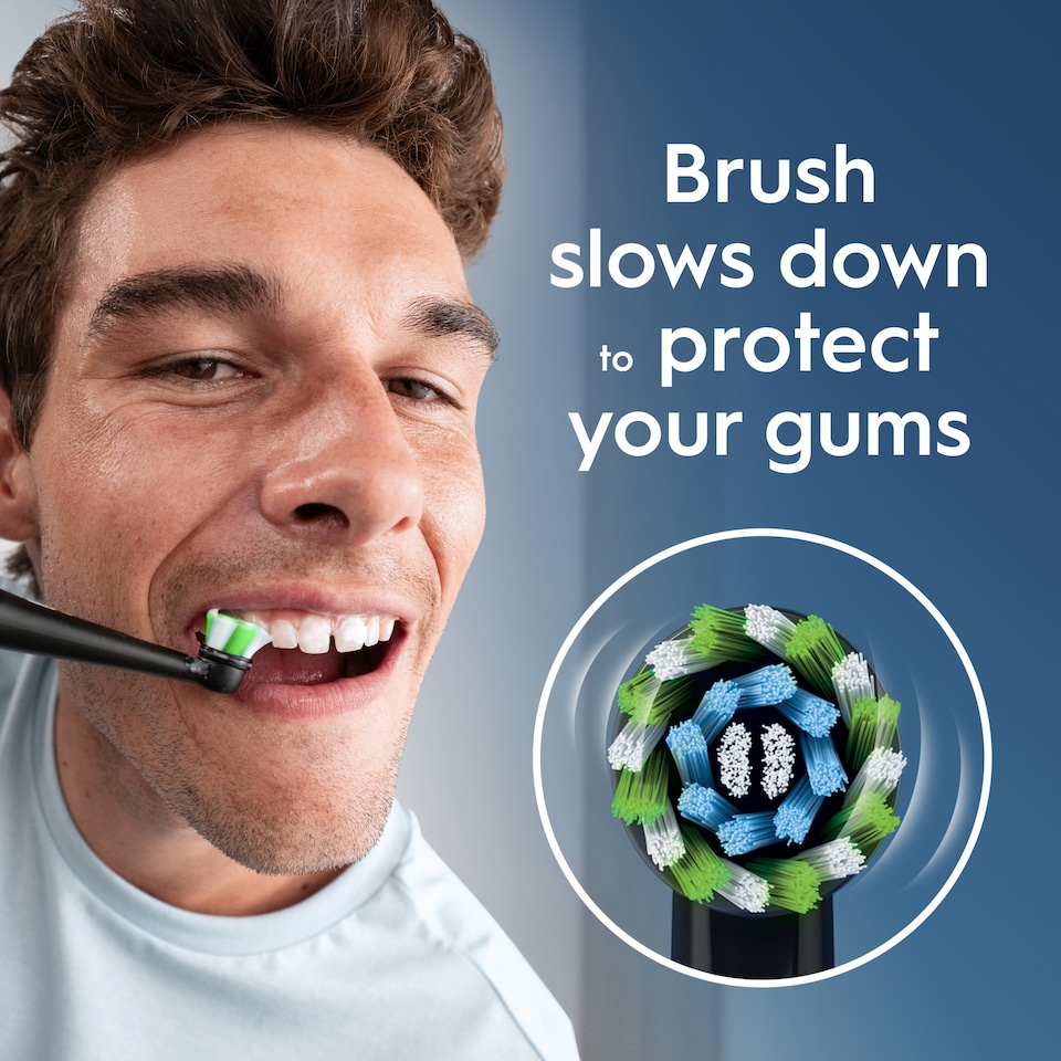 image 1 of Oral-B Pro 1 C/Actn Electric Toothbrush Black