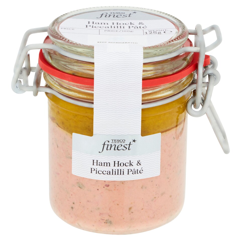 Tesco Finest Ham Hock & Piccalilli Pate 125G Tesco Groceries