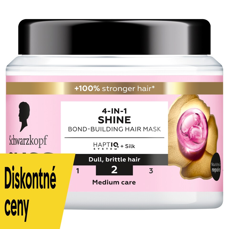 Schwarzkopf Gliss 4 in 1 Shine-Bond Building Hair Mask 400 ml