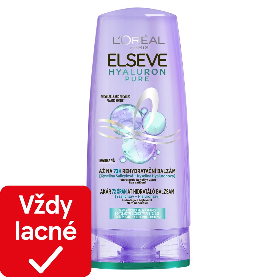 L'Oréal Paris Elseve Hyaluron Pure balzam, 200 ml
