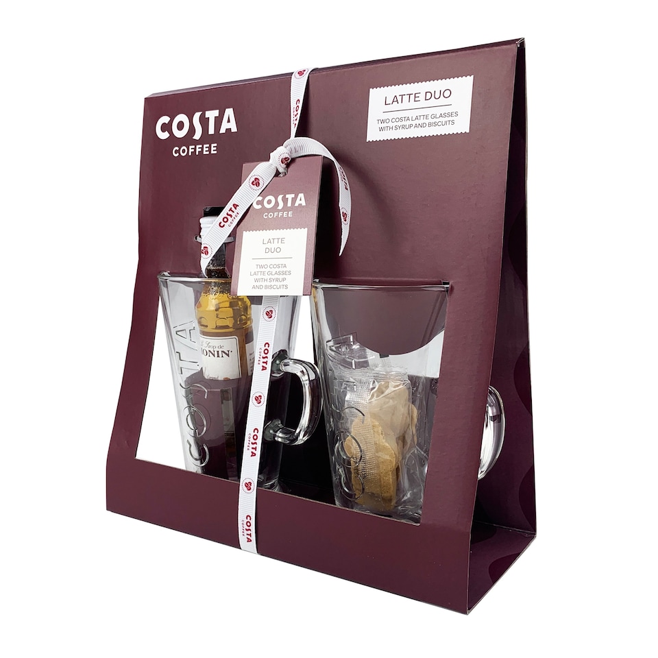 image 1 of Costa Coffee Latte Duo Gift Set