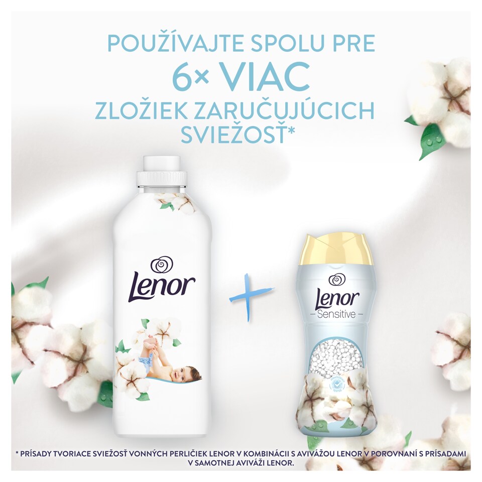 obrázok 1 z Lenor Aviváž, , Sensitive Cotton Fresh 47 praní