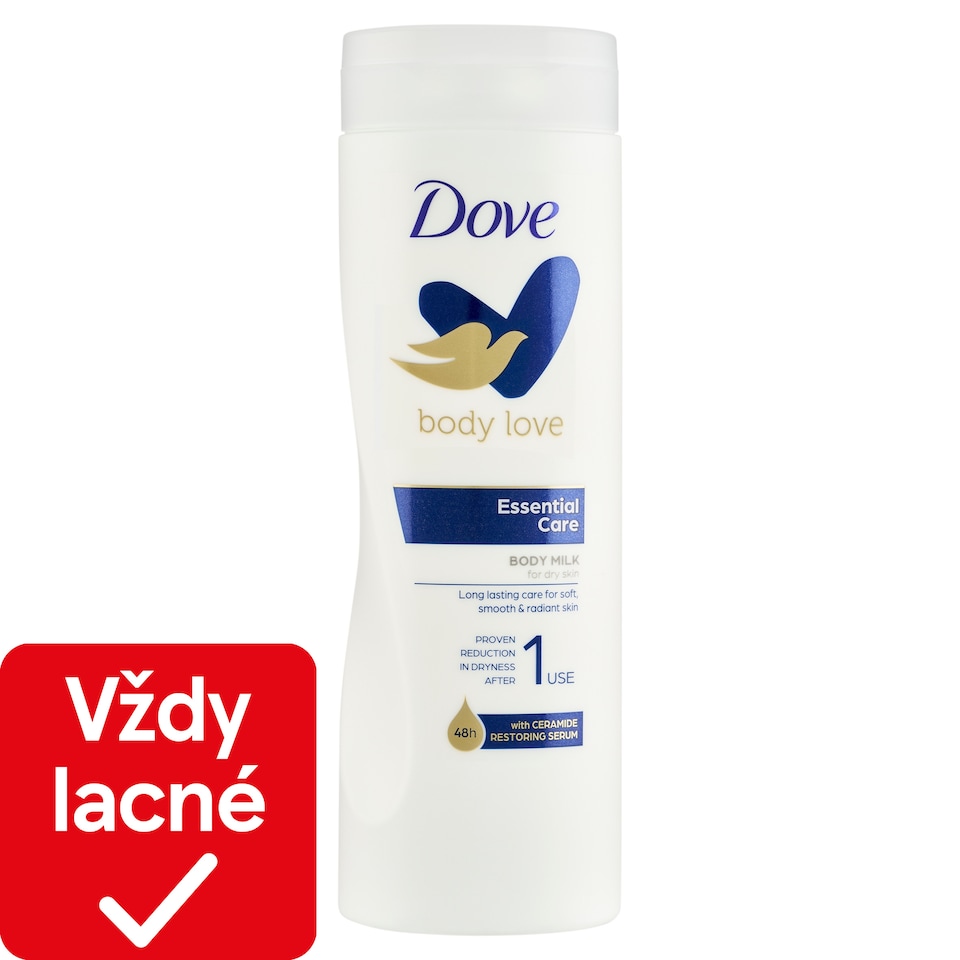 image 1 of Dove Body Love Essential Care Body Milk for Dry Skin 400 ml
