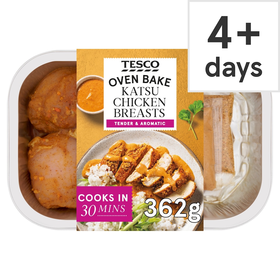 Tesco Katsu Chicken Breasts 362g 