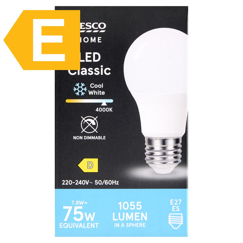 Tesco Home E27 ES 1055 lm 75 W 4000K klasszik LED izzó  1. kép