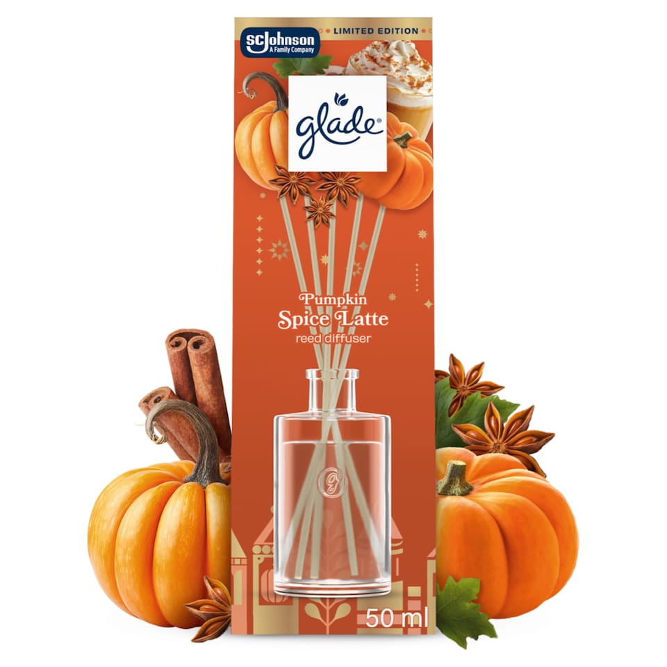 Glade Pumpkin Spice Latte Reed Diffuser 50ml
