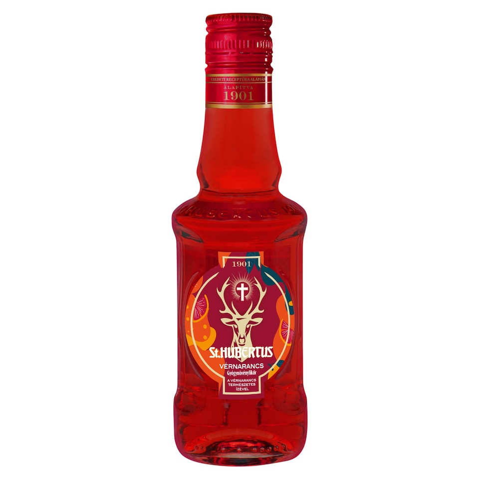 St. Hubertus Vérnarancs gyógynövénylikőr 32% 0,2 l