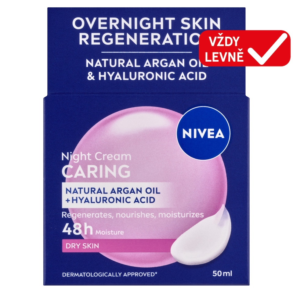 Obrázek 1 pro produkt Nivea Výživný noční krém pro suchou až citlivou pleť 50ml