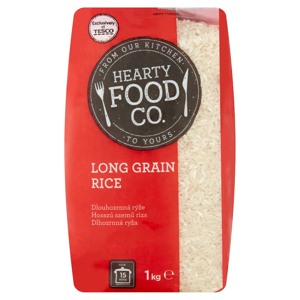 Hearty Food Co. "B" Quality Long Grain Rice 1 kg