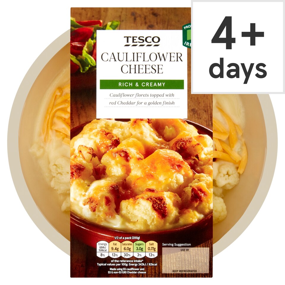 Tesco Cauliflower Cheese 400G
