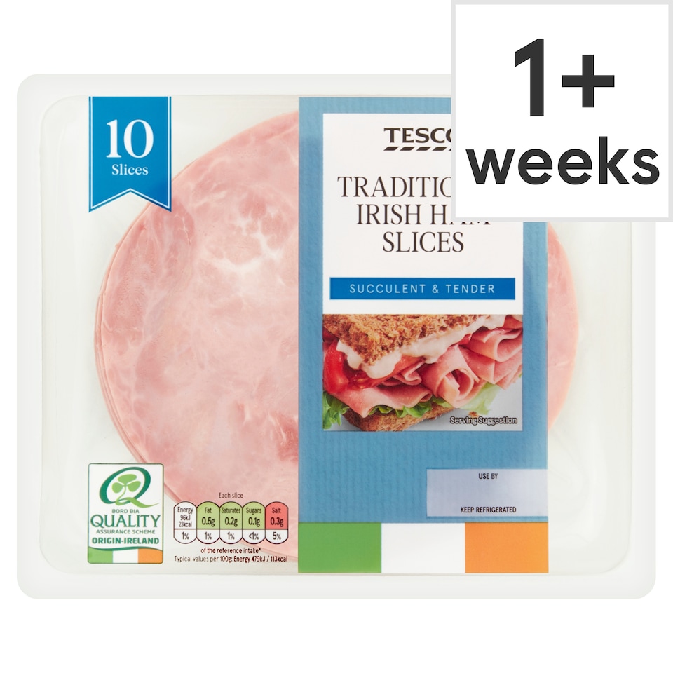 Tesco Deli Style Traditional Ham 200G