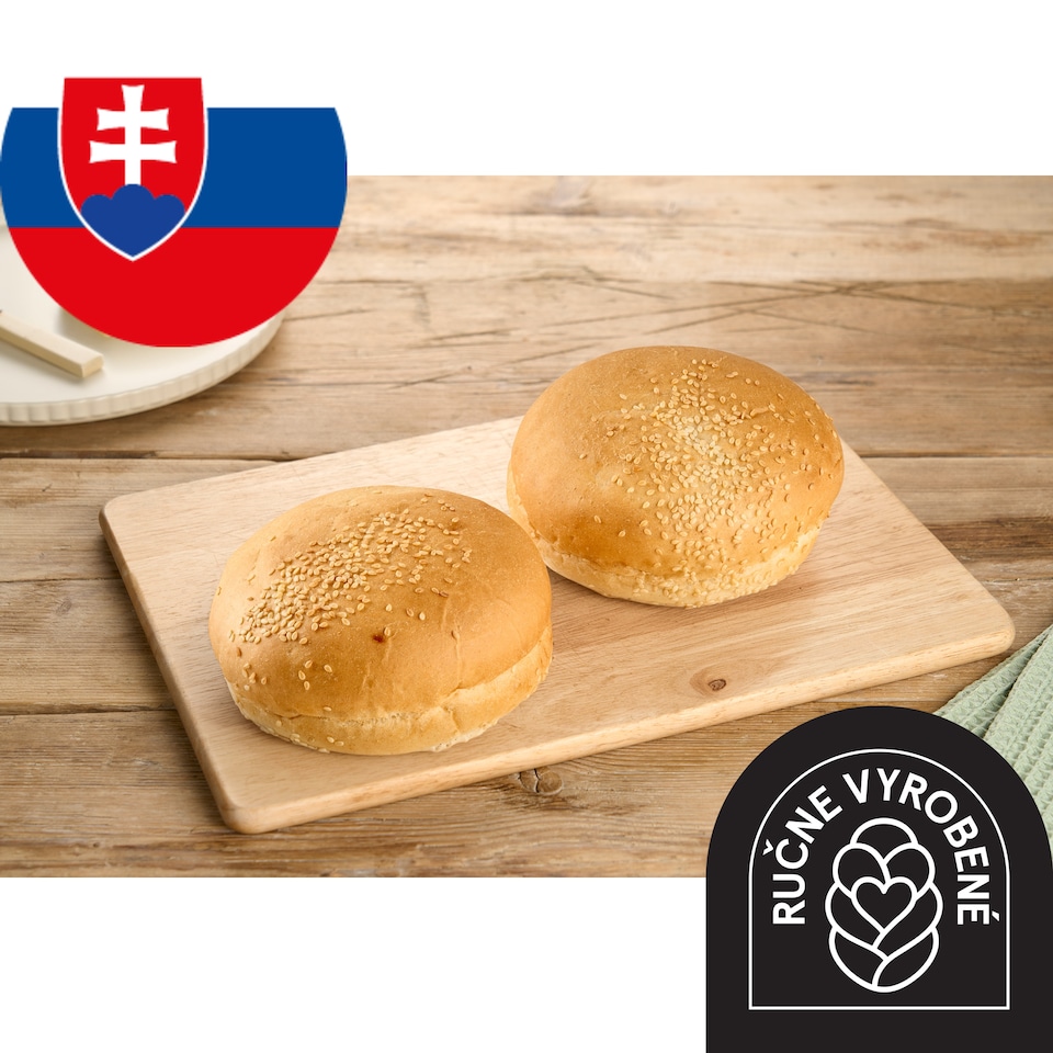 image 1 of Tesco Hamburger Bun with Sesame 105 g