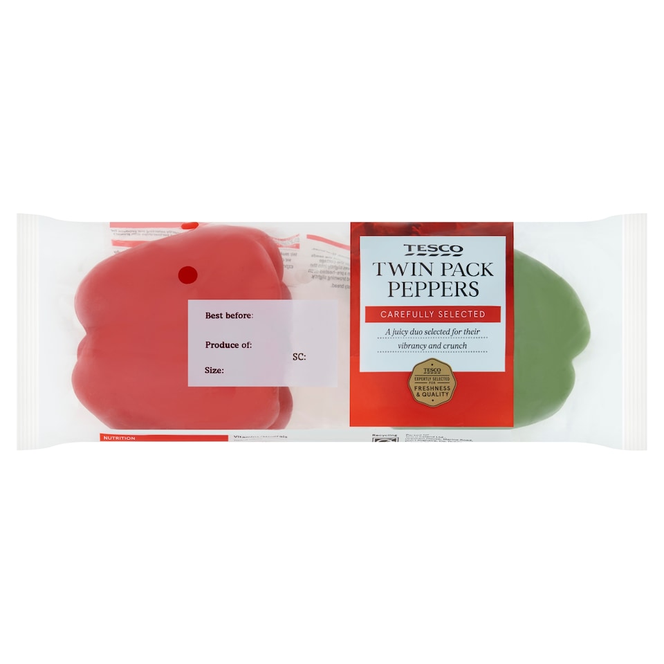Tesco Twin Pack Peppers