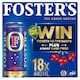 image 1 of Foster's Lager Beer Can 18x440ml