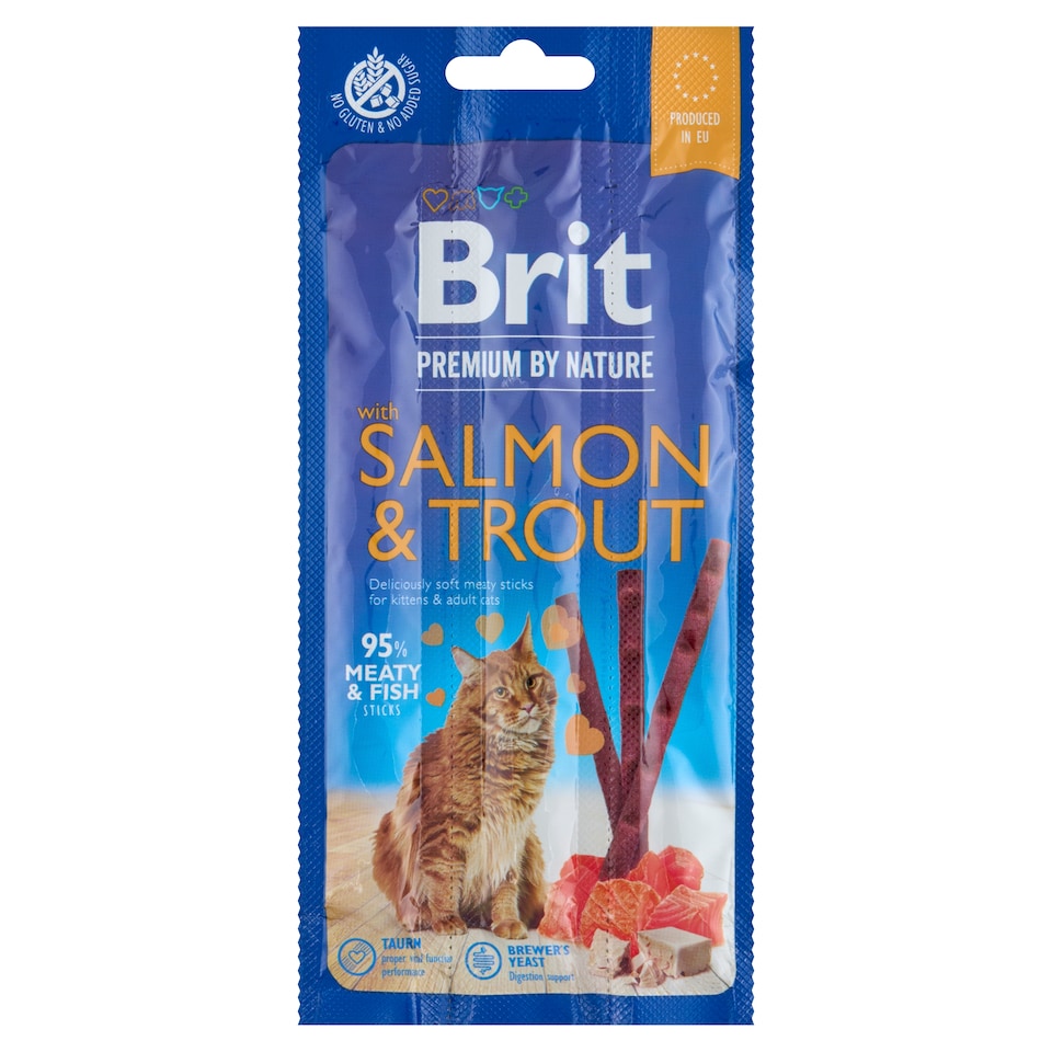 Brit Premium by Nature Complementary Food for Cats with Salmon & Trout 15g