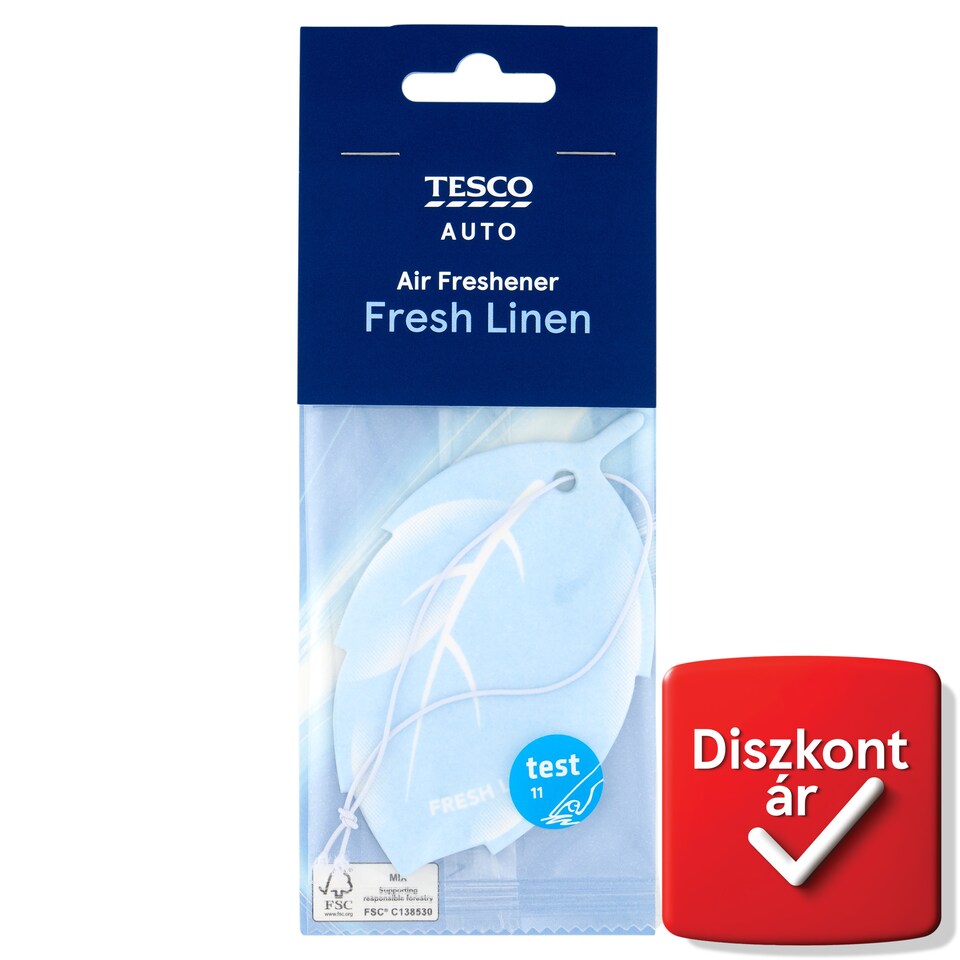 Tesco Auto Friss vászon autó légfrissítő 1 db