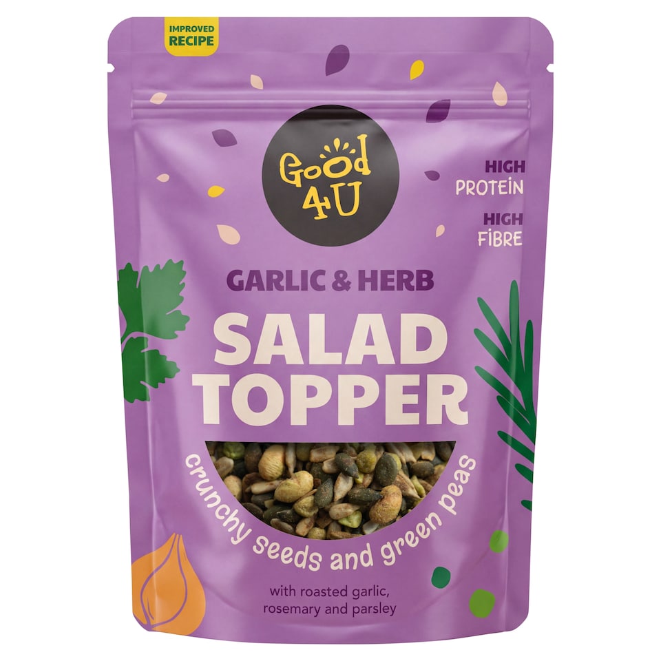 image 1 of Good4U Garlic & Herb Salad Topper 125g
