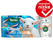 Tento Classic toaletný papier 3 vrstvy 8 kotúčov