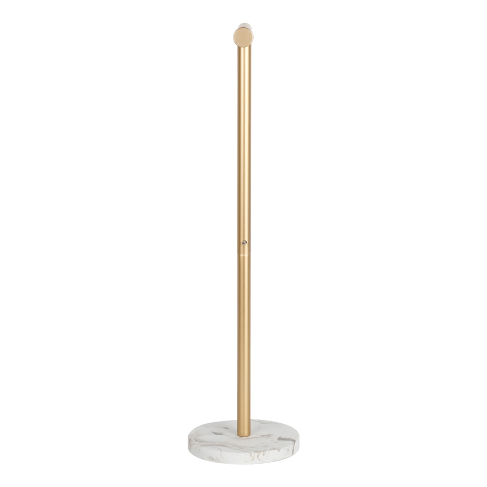 image 1 of F&F Home Brushed Gold Toilet Roll Holder