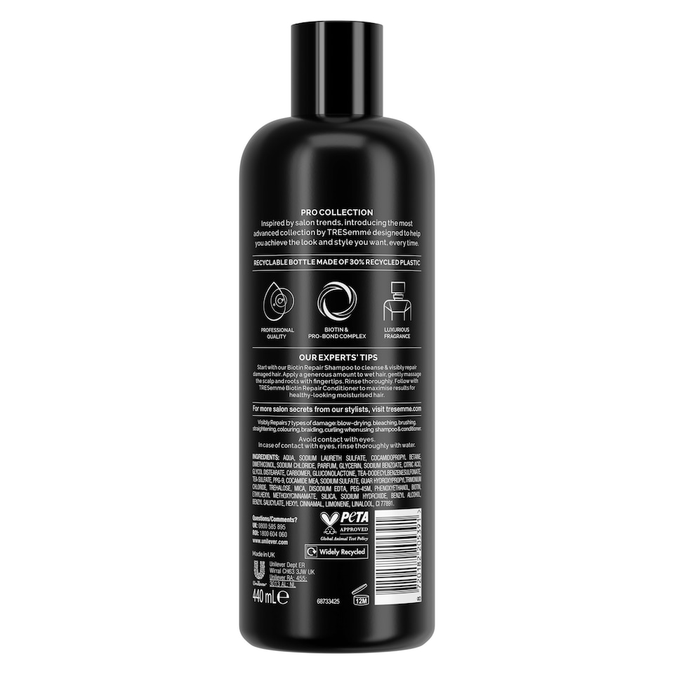 image 1 of Tresemme Biotin Repair Shampoo 440Ml