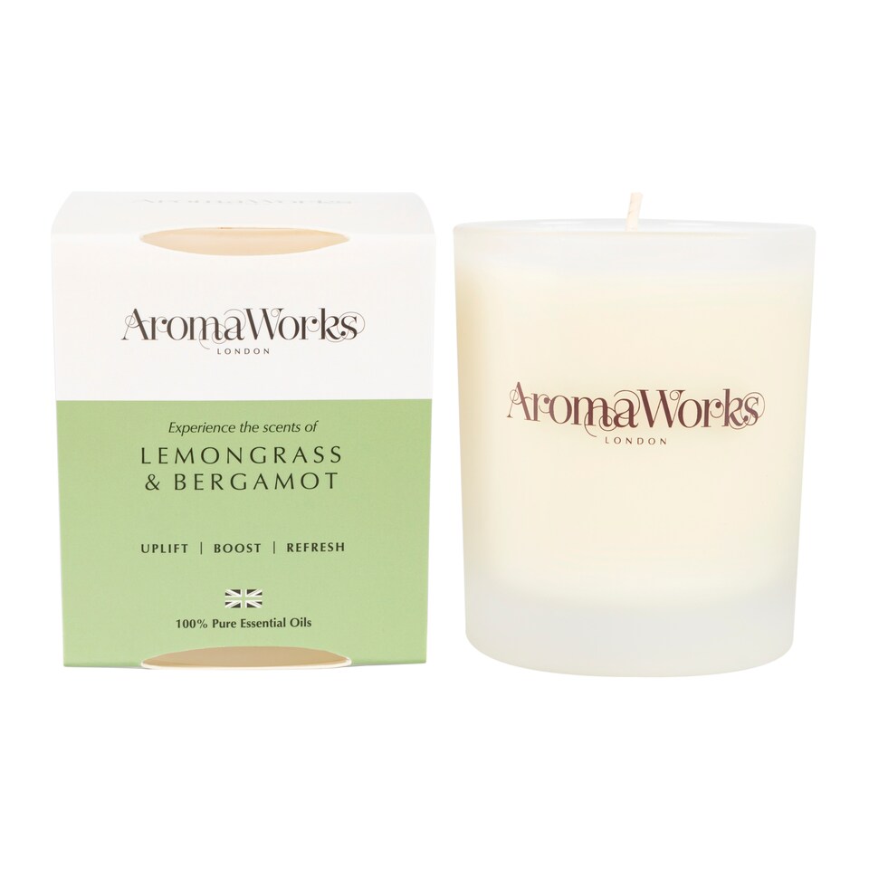 Aromaworks  Lemongrass & Bergamot Candle 220g