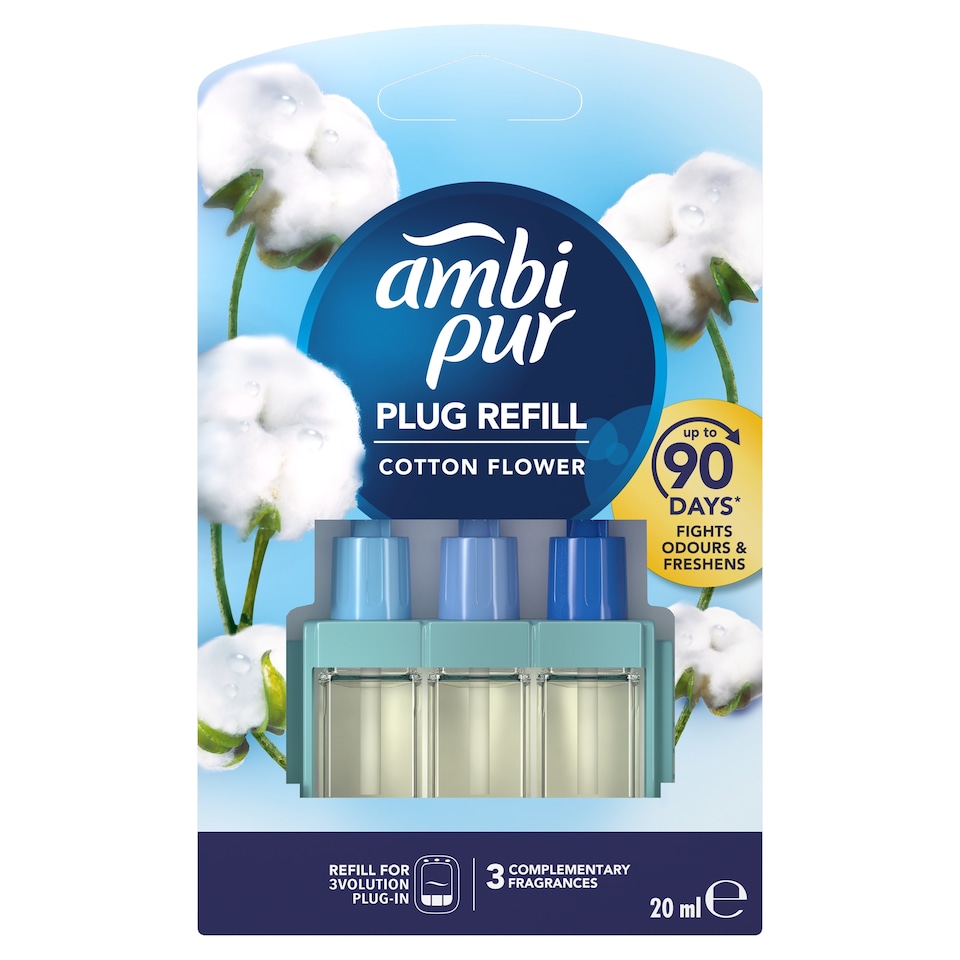 Ambi Pur Cotton Elektromos Légfrissítő-utántöltő, 20ml 1. kép