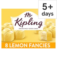 Mr Kipling Lemon French Fancies Cake 8 pack