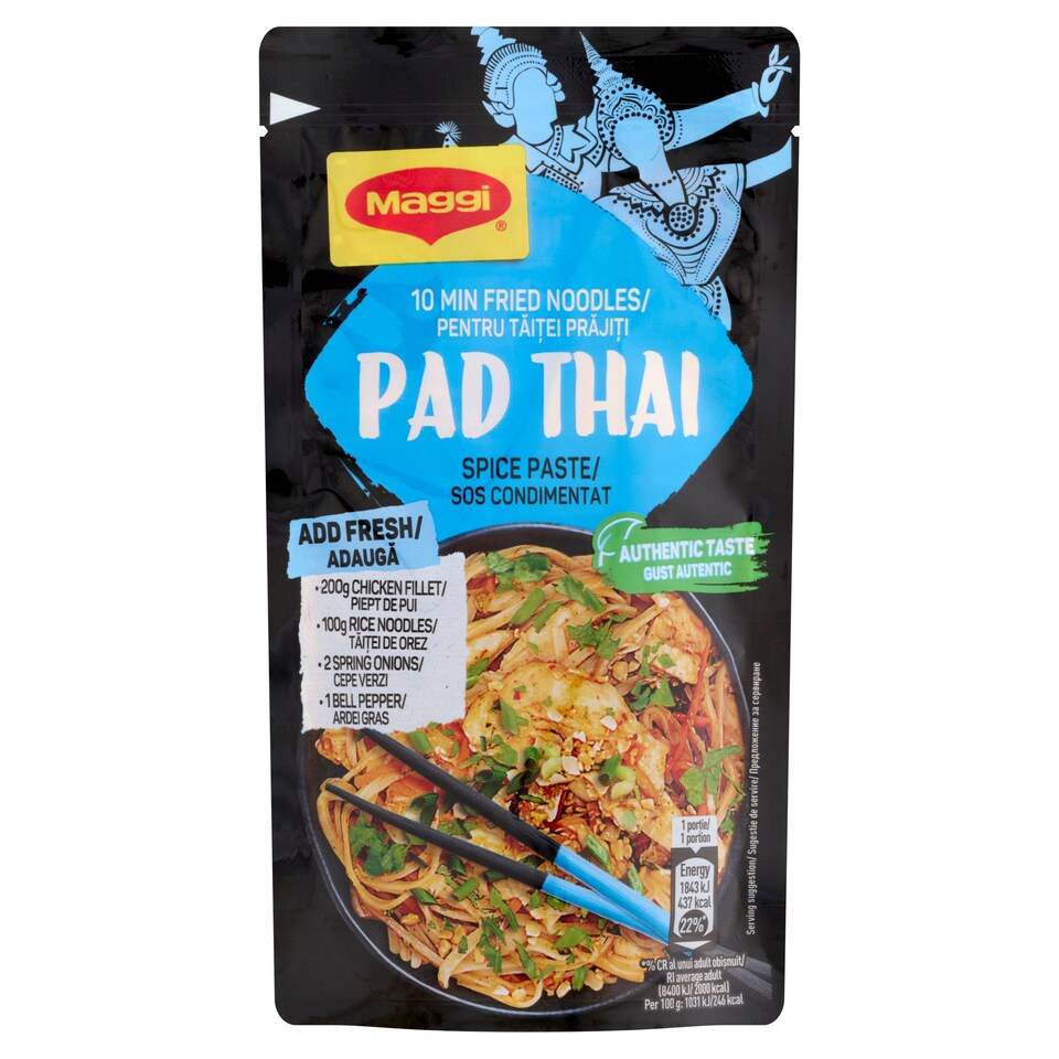 image 1 of Maggi Magic Asia Pad Thai Style Wok Paste with Soy Sauce, Tomato Concentrate-Based 65 g