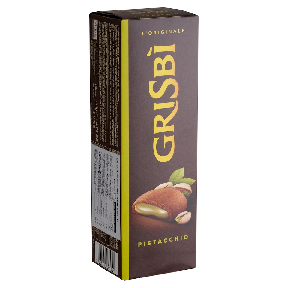 image 1 of Grisbi Biscuits with Pistachio Cream Filling 135 g