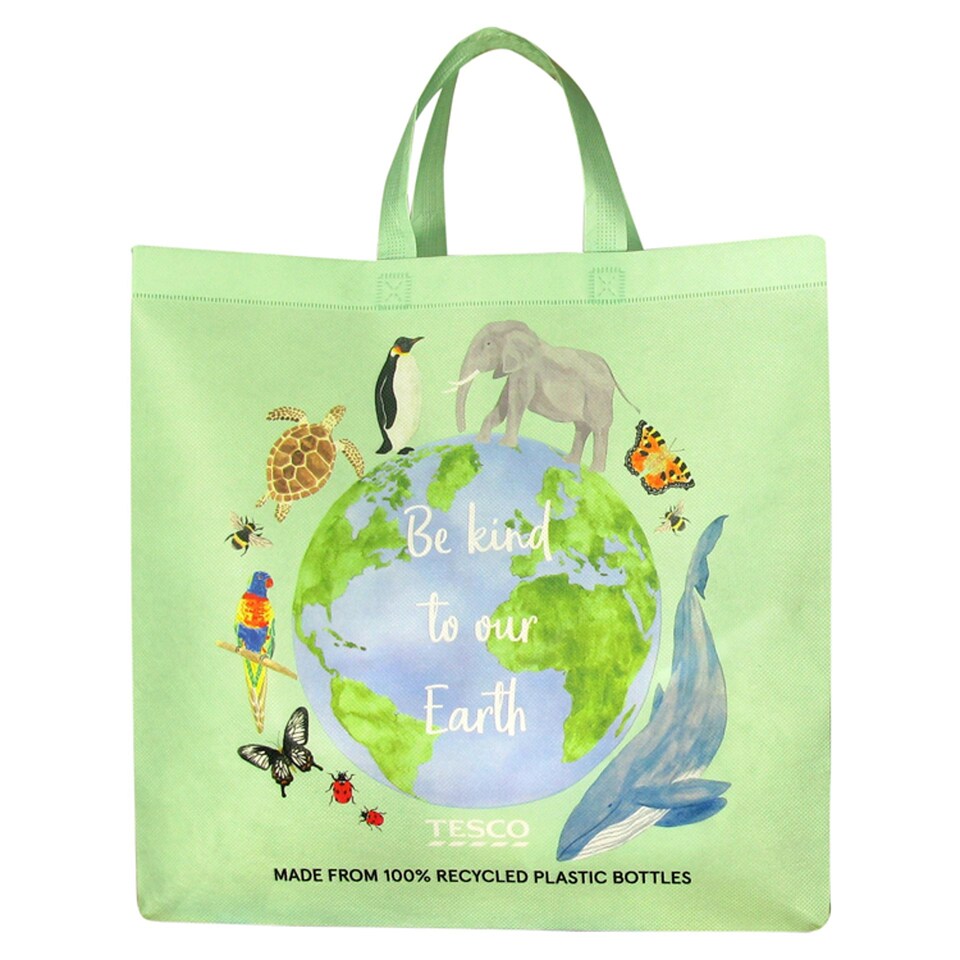 Tesco Kind To Earth Recycled Reusable Bag