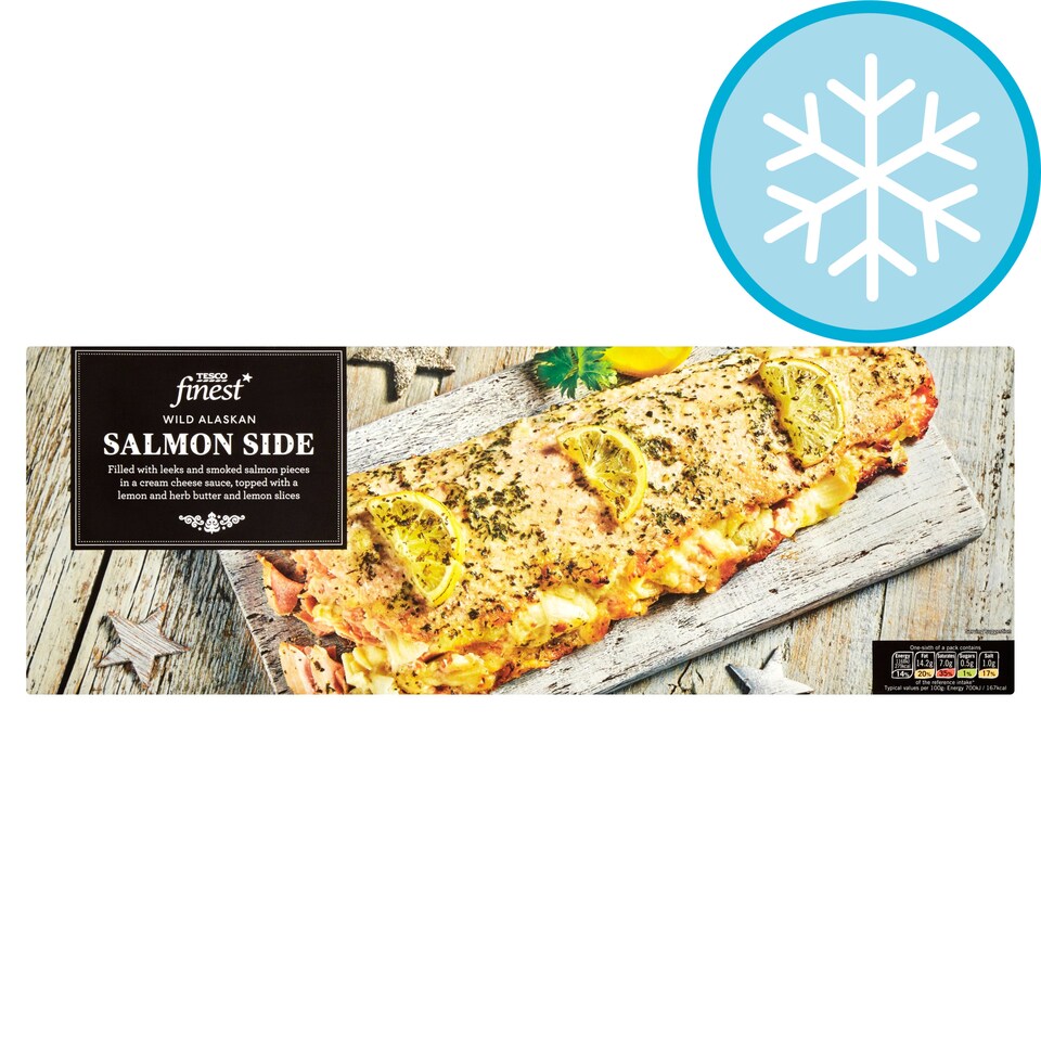 Tesco Finest Wild Alaskan Salmon Side 1Kg