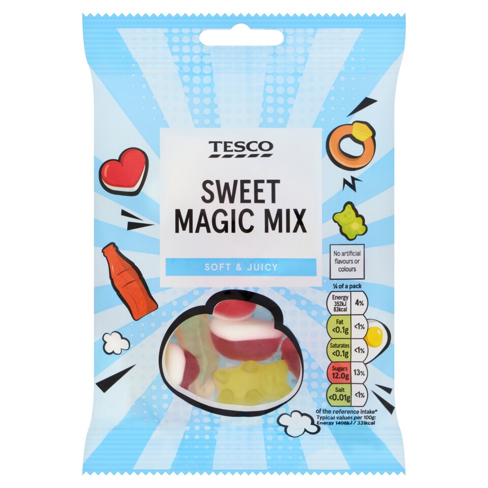 obrázok 1 z Tesco Želé cukríky s ovocnými príchuťami 100 g