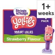 Yollies Strawberry Yogurt 4 X25g Tesco Groceries Yollies Strawberry Yogurt 4 X25g Tesco Groceries