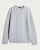 image 2 of F&F Crew Neck Cable Knit Jumper in Grey