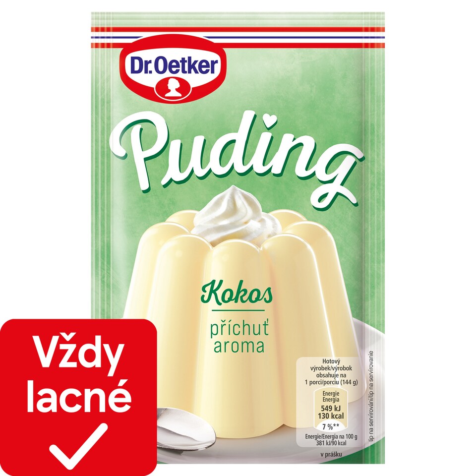 Dr. Oetker Puding kokosová aróma 38 g