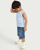 image 2 of F&F Boys Pure Cotton Vest in Blue