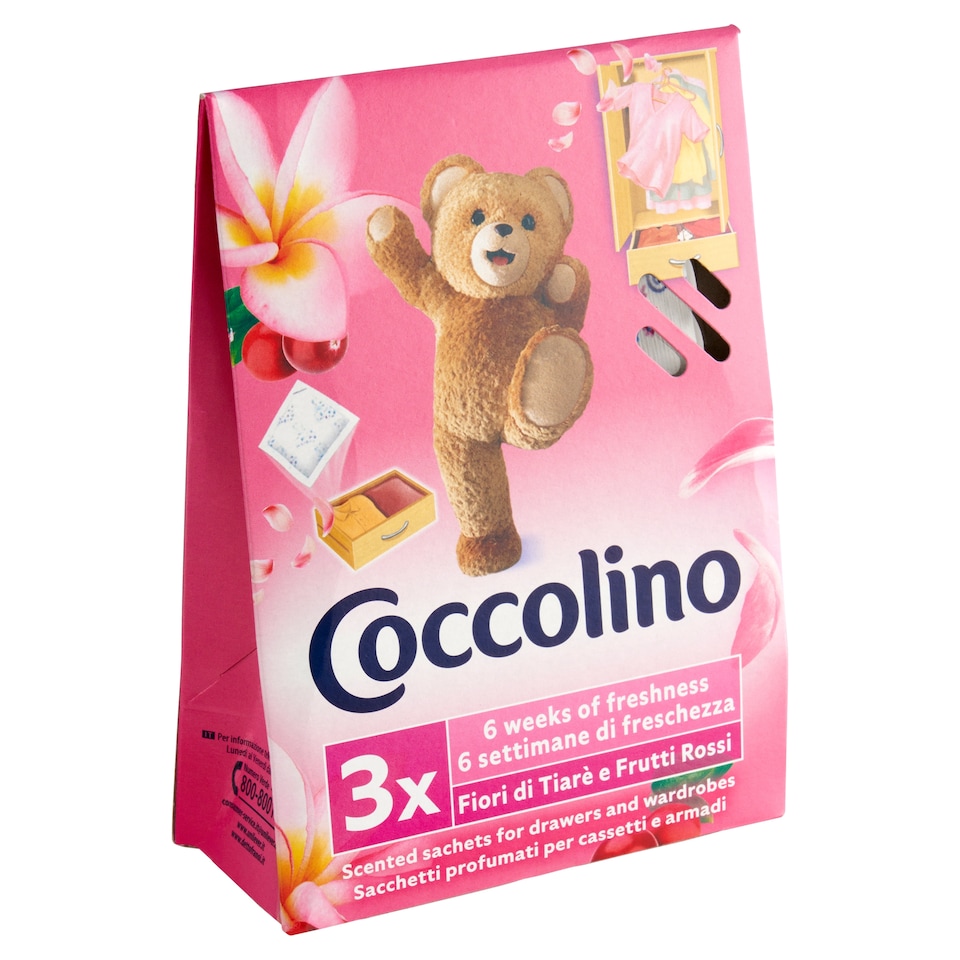 obrázok 1 z Coccolino vonné vrecúška ružové 3 ks