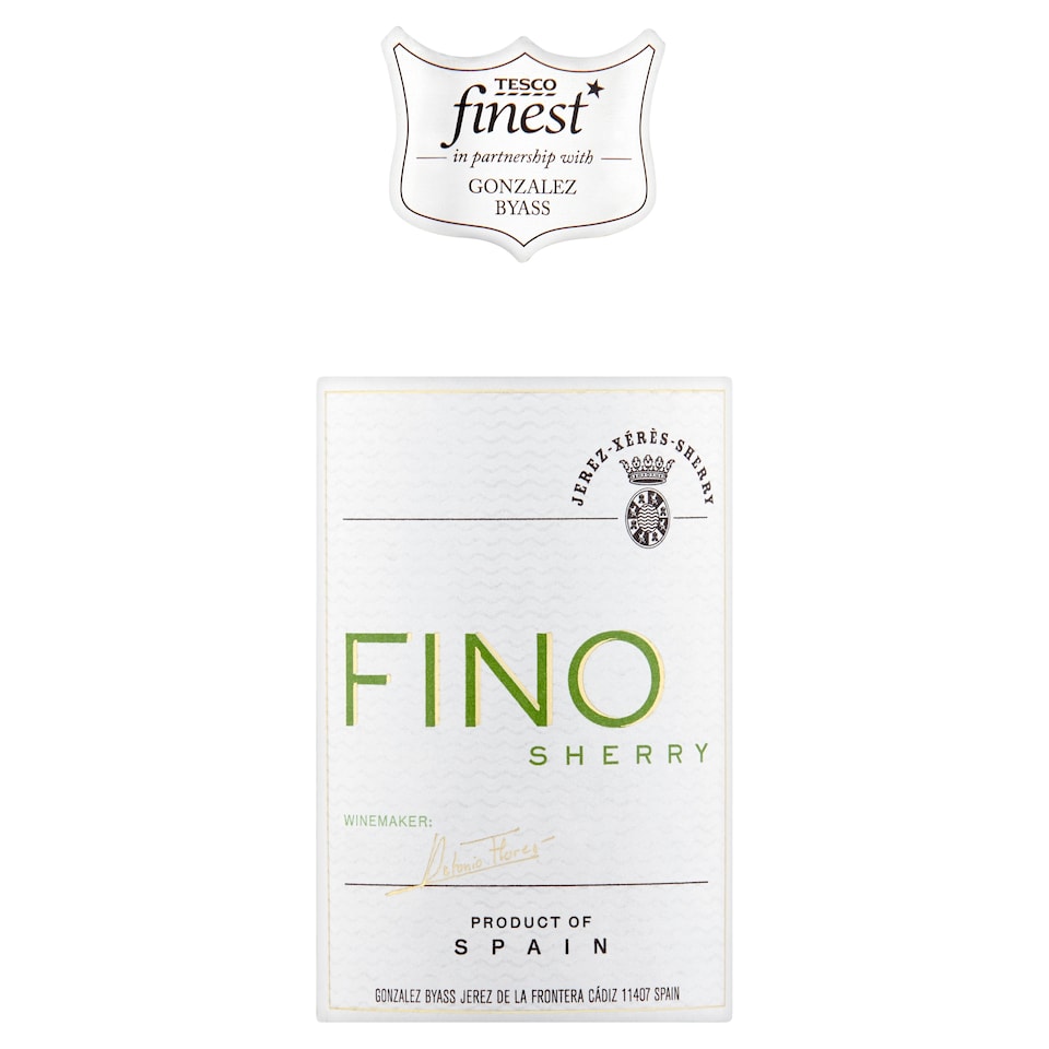 image 1 of Tesco Finest Fino Sherry 37.5Cl