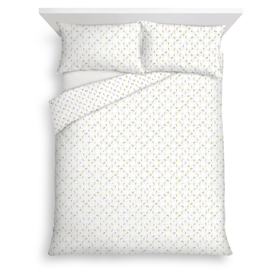 F&F Home Floral Trellis Duvet Set Double