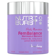 Nutriburst 60 FemBalance Strawberry Flavour Gummies