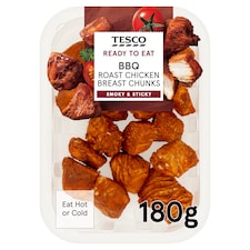 Tesco BBQ Roast Chicken Breast Chunks 180g