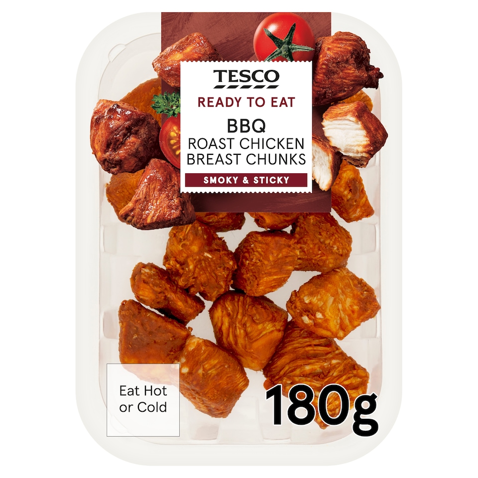 Tesco BBQ Roast Chicken Breast Chunks 180g 