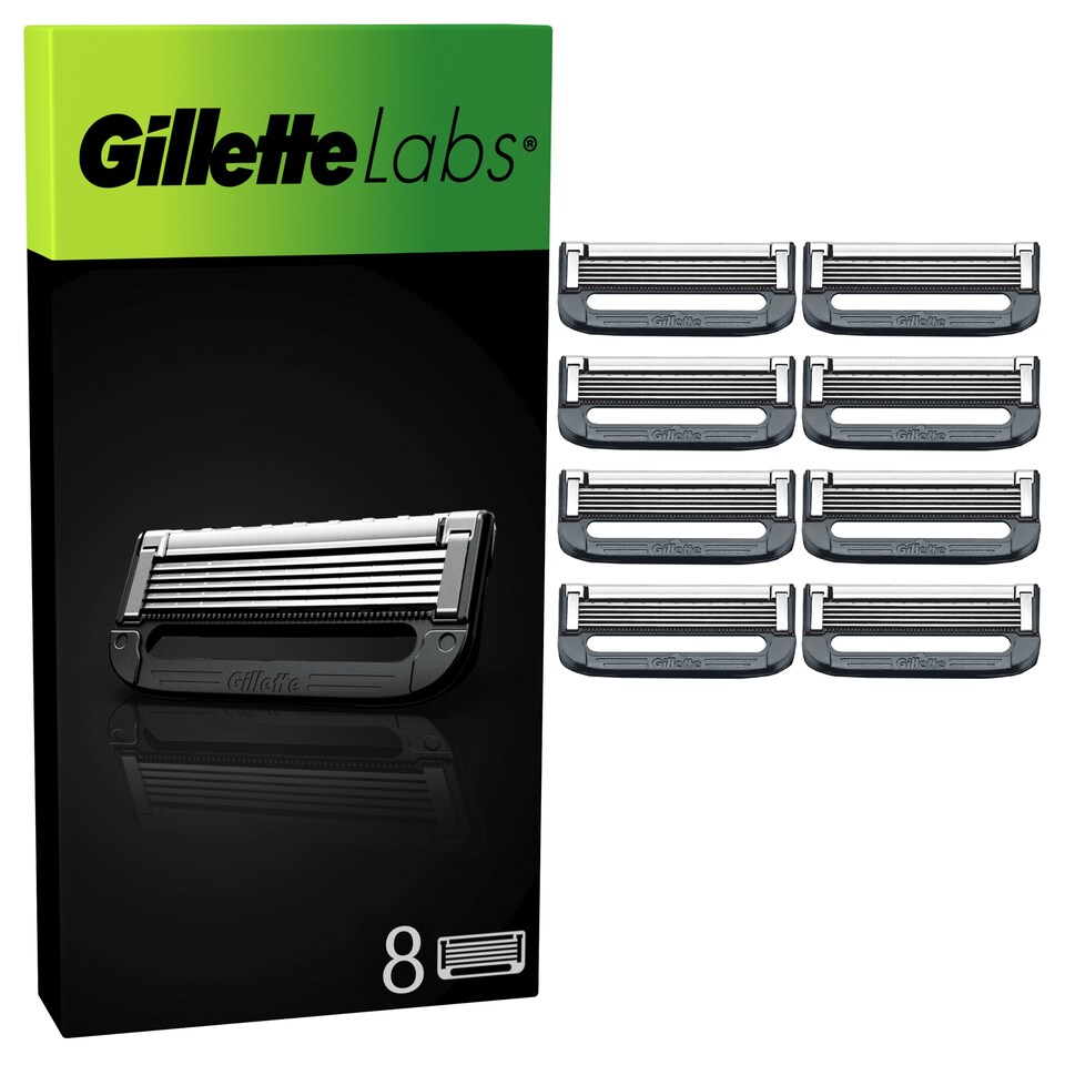 Obrázek 1 pro produkt GilletteLabs, Balení 8 Náhradních Holicích Hlavic