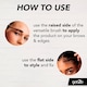 image 3 of Got2b Glued 2 in 1 Gel for Brows & Edges Waterproof 16ml