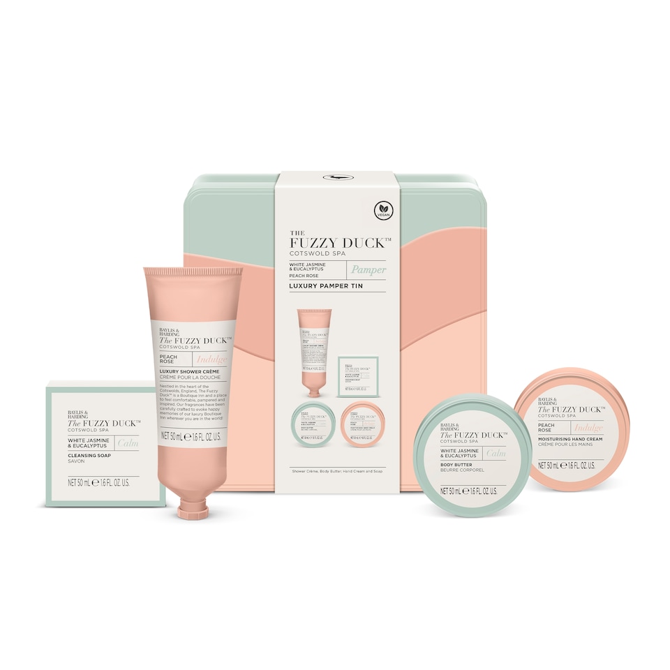 image 1 of Baylis & Harding The Fuzzy Duck Cotswold Spa Luxury Pamper Tin Gift Set