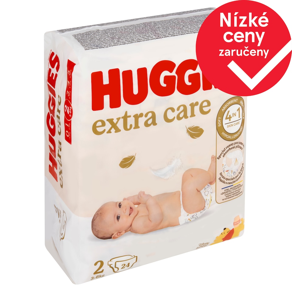 Huggies Extra Care Diapers Size 2 Children 3-6kg 24 pcs