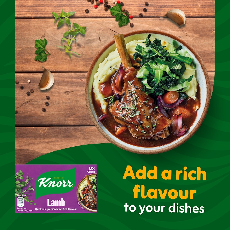 image 1 of Knorr Lamb Stock Cubes 8x10g